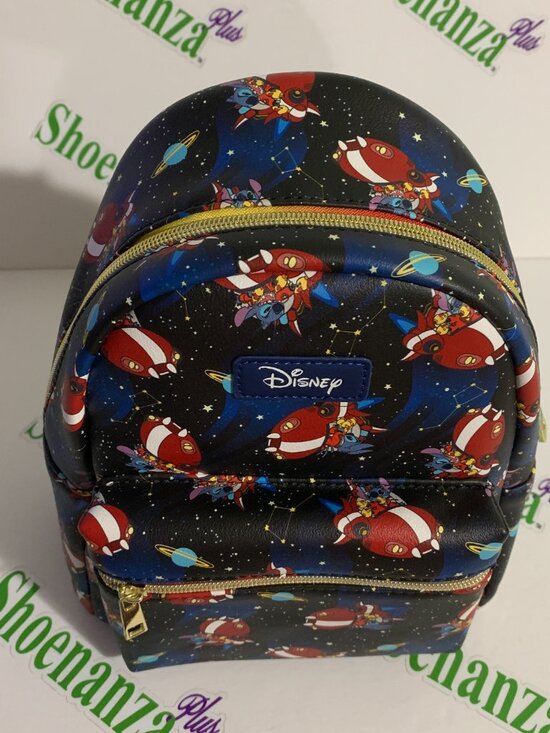 Loungefly Mini Backpack Disney Lilo & Stitch Spaceship Experiment 626 Stars Bag main image 8